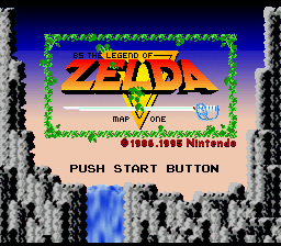 BS Zelda - Map 1 (english translation) Title Screen